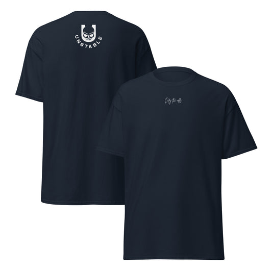 [LIMITED EDITION] "Defy the odds" navy classic tee