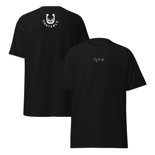 [LIMITED EDITION] "Defy the odds" black classic tee